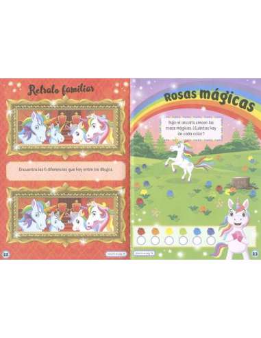 Unicornios con Pegatinas