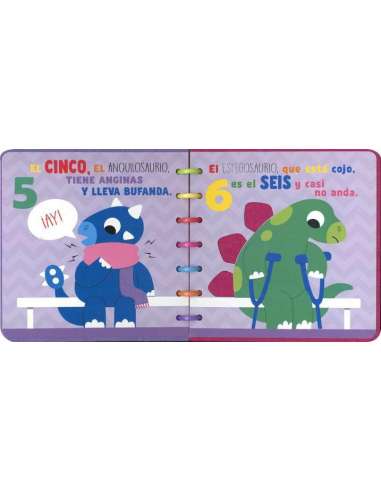 Libro Dinosaurios Los Numeros