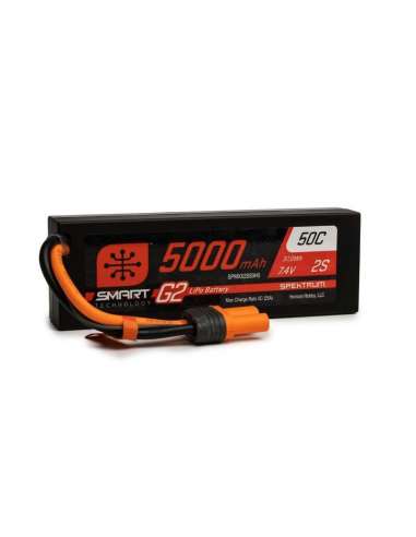 Bateria 7.4V 5000 Mah 2S 50C IC5 HardCas