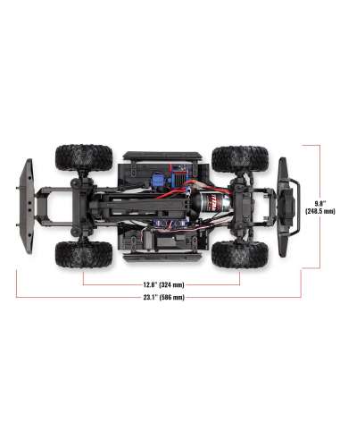 Trx4 Land Rover Defender Crawler Black