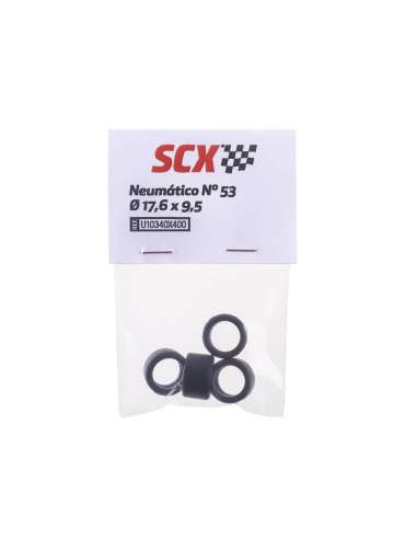 Neumático Nº53 (ø 17,6 x 9,5mm) Scalextr