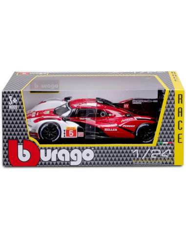 Coche Metal Porsche 963 Burago 1/24