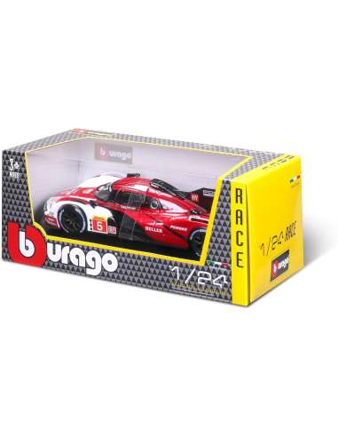 Coche Metal Porsche 963 Burago 1/24