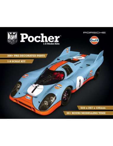 Porsche 917k Gulf Edition Kit de Montaje