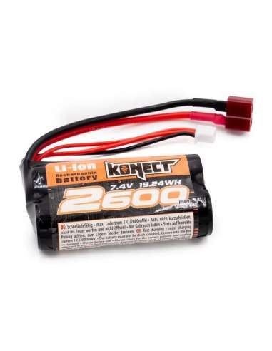 Bateria Konect Li-Ion 7.4v 2600 mah 15C