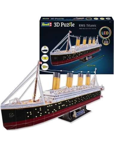 Puzzle 3D Edicion Led RMS Titanic Revell