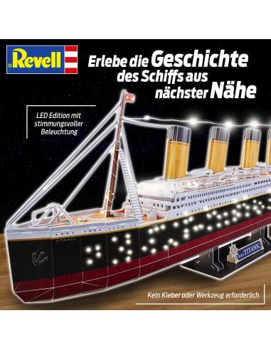 Puzzle 3D Edicion Led RMS Titanic Revell