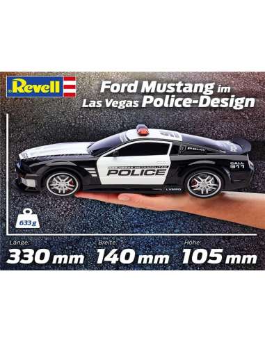 Coche RC Ford Mustang Police Revell Cont
