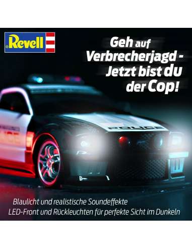 Coche RC Ford Mustang Police Revell Cont