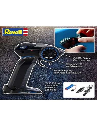 Coche RC Ford Mustang Police Revell Cont