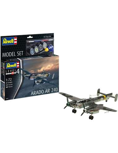 Maqueta ModelSet Avion Arado AR240 Revel