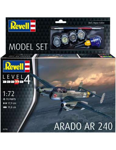 Maqueta ModelSet Avion Arado AR240 Revel