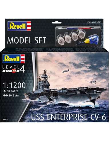 Maqueta ModelSet USS Enterprise CV 6 Rev