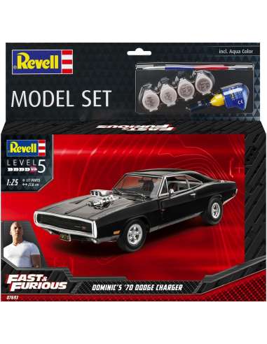 Maqueta ModelSet Coche Dodge Charge 70 D