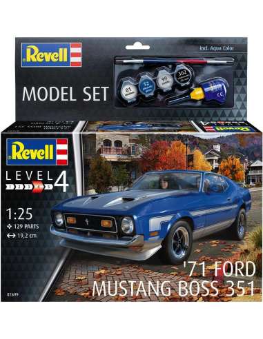 Maqueta ModelSet Ford Mustang 71 Boss Re