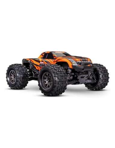 Traxxas Mini Maxx BL2S Naranj+Bat y Carg
