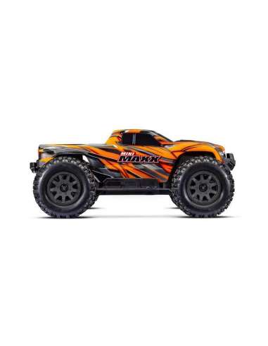 Traxxas Mini Maxx BL2S Naranj+Bat y Carg