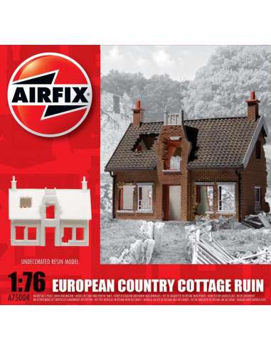 MAQUETA EUROPEAN COUNTRY COTTAGE RUIN 1