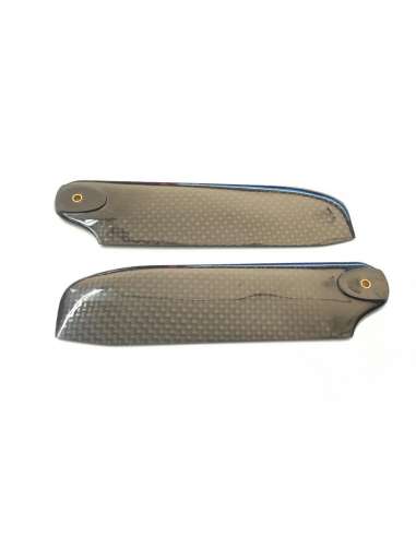 Palas Rotor Cola Fibra Carbono 120mm