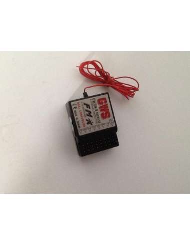 RECEPTOR GWS 8 CH. DUAL CONV. 35 MHZ. FM