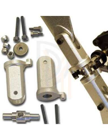 SOPORTE DE PALAS ROTOR TRASERO ALUM. RAP