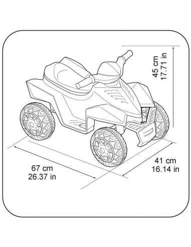 Quad Racy 6V Feber 11252