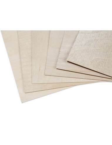 Contrachapado 2 mm. x 25 cms. x 50 cms.