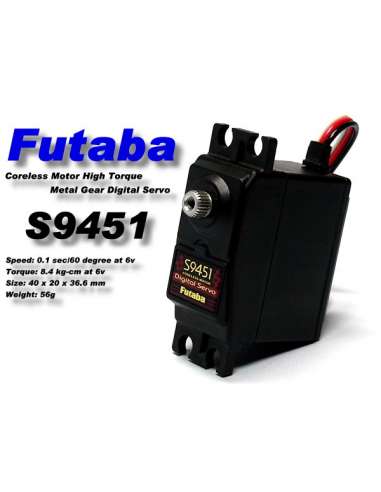Servo Futaba 9451 Digital 8,7 Kgs.