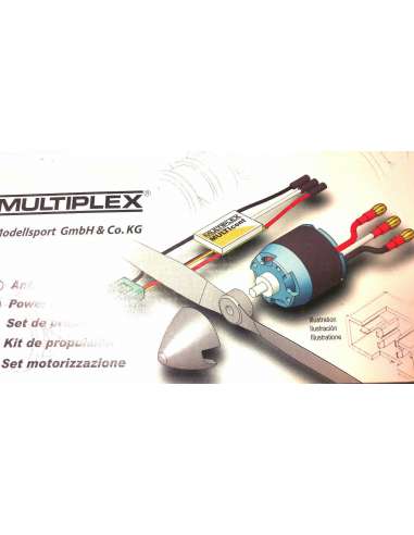 Set Motor Variador y Helice Multiplex 