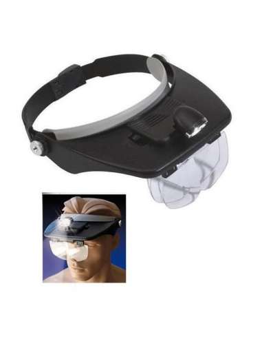 LUPA C/FIJACION PARA LA CABEZA Y C/LUZ