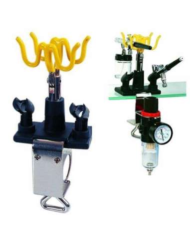 SOPORTE DE MESA PARA 2 AEROGRAFOS