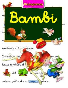 Libro Bambi Pictogramas