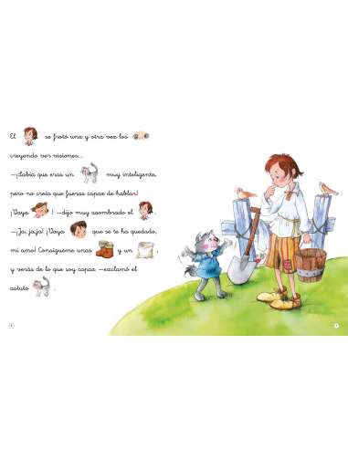 Libro El Gato con Botas Pictogramas