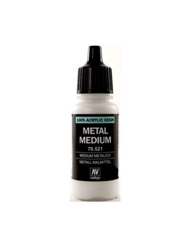 Pintura Vallejo Medium Metalico 17 Ml.