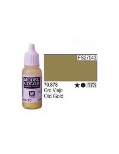 Pintura Color Oro Viejo 17 Ml. Vallejo