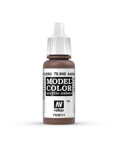 Pintura Color Marron Cuero 17 Ml.Vallejo
