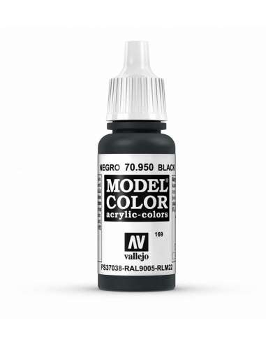 Pintura Vallejo Negro 17 Ml. 70950