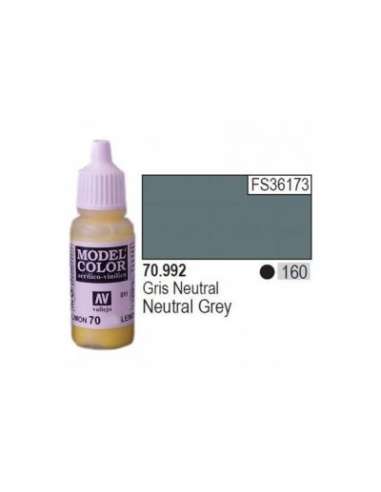 Pintura Gris Neutral 17 Ml. Vallejo