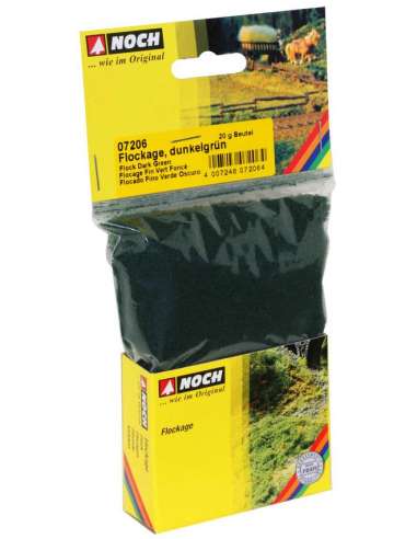 FLOCADO VERDE OSCURO