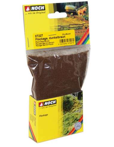 FLOCADO MARRON OSCURO