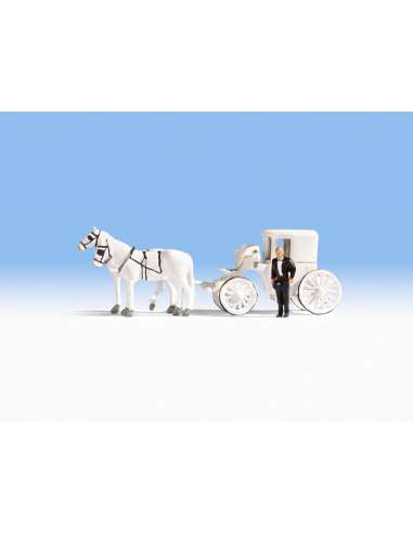 CARRUAJE DE BODA ESCALA HO