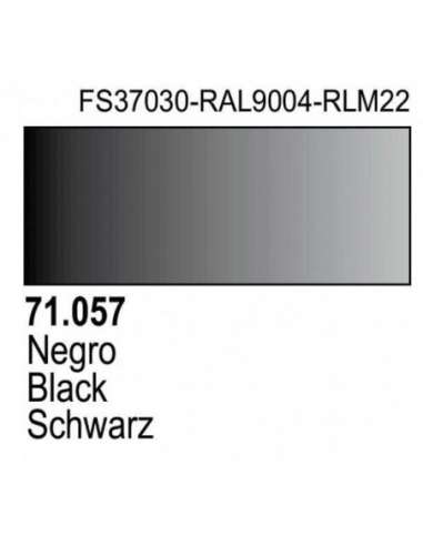 Pintura Vallejo Model Air Negro 71057